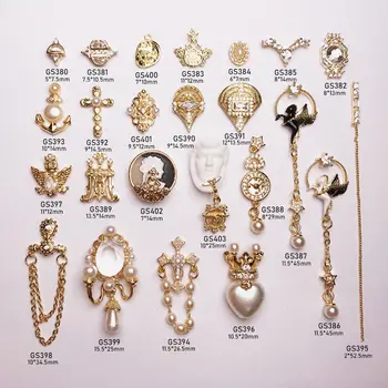 

5pcs 3d alloy Zircon Star chain nail art decorations crystal rhinestones decoration nails accessories jewelry supplies charms