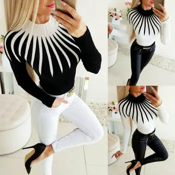 

New Autumn Winter Warm Sweater Women Lotus Flower Knitwear Turtleneck Sweater Long Sleeve Soft Sweaters Casual Female Clothing