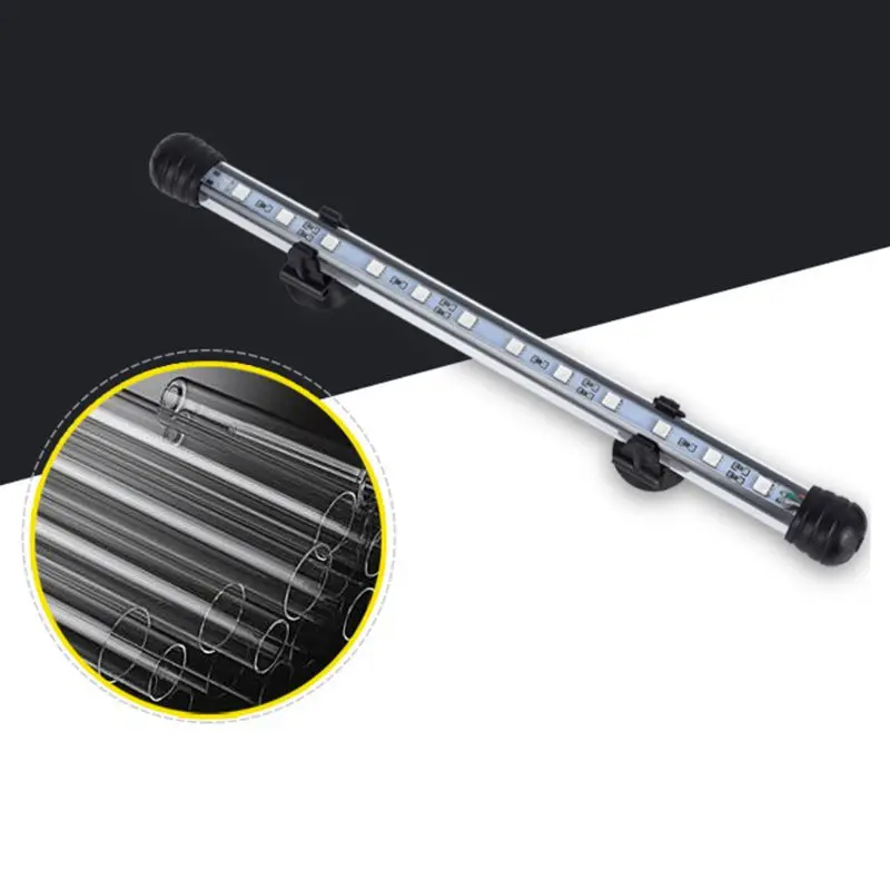 Водонепроницаемый погружной аквариумный аквариум RGB светодиодный светильник бар полоса лампа/w Пульт дистанционного управления