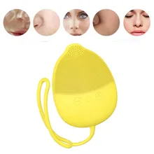 Силиконовый Электрический Очищающий Инструмент, Очищающий прибор, Сужающий поры, очищающая щетка для лица, для умывания, массаж, Новинка