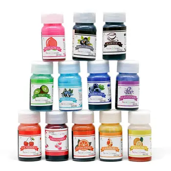 

12 Pcs Resin Coloring Dye Liquid Epoxy Resin Pigment Ink Colorant Jewelry Making M0XB