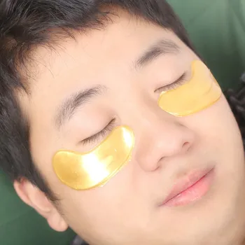 

Gold Crystal Collagen e ye Mask e ye patches Remove Anti-Puffiness Dark Circle Hot Sale 2pcs=1pair