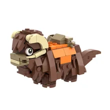 

Animal Bull Cow Yak Brown Beast Lovely Building Blocks Bricks Model DIY Toys For Kids Birthday Gifts 183pcs