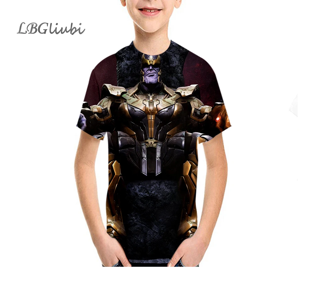 

LBG new tyrants T-shirt 3D printing tyrants T-shirt fashion children's casual short-sleeved outdoor sports T-shirt