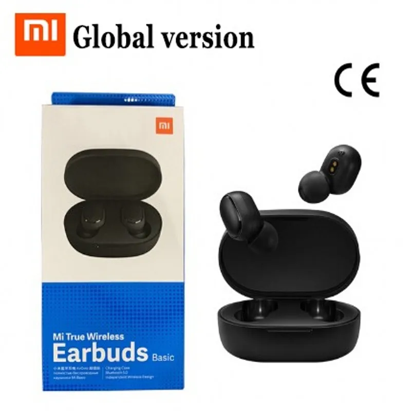 Xiaomi Redmi Airdots TWS Bluetooth наушники стерео бас BT 5,0 Eeadphones с микрофоном Handsfree наушники AI управление IPX4 - Цвет: Многоцветный