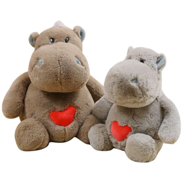 Fancytrader 20'' Soft Plush Hippo Toys Giant Stuffed Animals Hippo Pillow Doll Cartoon Hippopotamus Plush Toy 50cm 3 Colors (4)