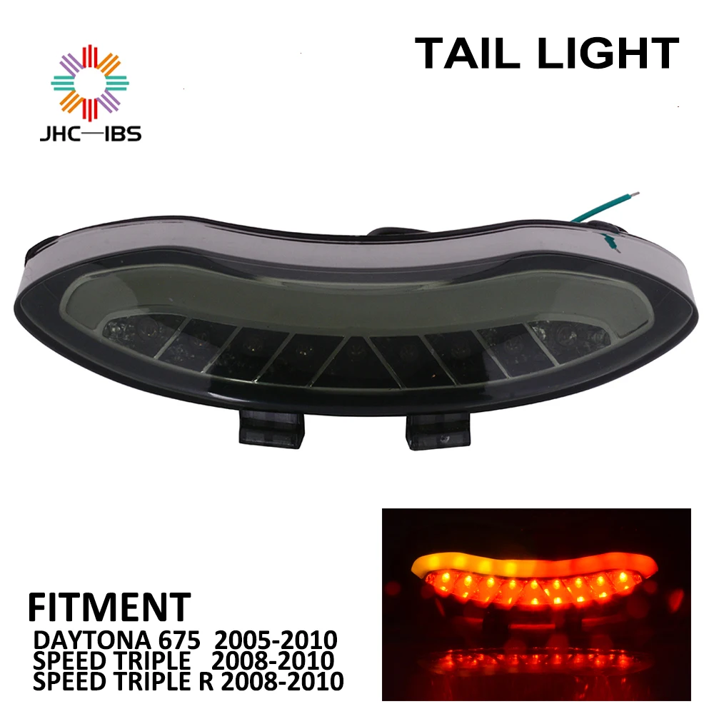  Motorcycle Rear Tail Light Turn Signals Integrated Led Light Blinker Lamp For TRIUMPH DAYTONA 675 2 - 4000166645443