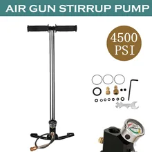 Pompe PCP Airgun 4500Psi pompe à main haute pression pompe à étrier à 3 étages pour pneus et pistolets pneumatiques pré-chargés