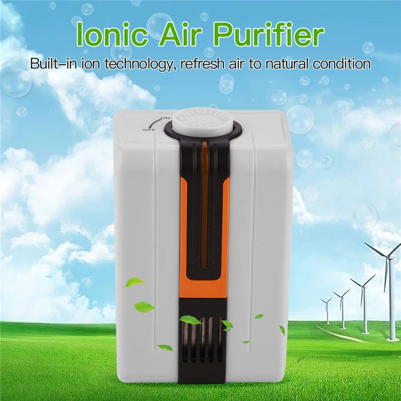 

Portable Air Purifier Cleaner Home Ionizer Purifiers Remove Cigarette Smoke Smell Bacteria Negative Ion Generator Air Freshener
