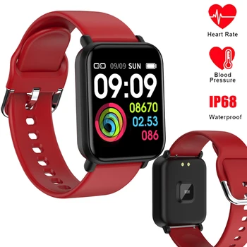 

R16 Smartwatch IP68 Waterproof Heart Rate Blood Pressure Monitor Fitness Tracker Men Women Smart Watch For Apple IPhone Xiaomi