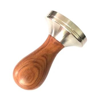 

Wooden Espresso Coffee Tamper 51mm/58mm Stainless Steel Flat Base JAN88