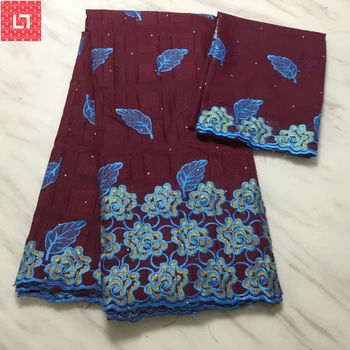 

Dubai 100% African Swiss Voile Lace In Switzerland 5+2 yards Nigerian Lace Fabrics Latest African Laces 2019 Cotton Lace