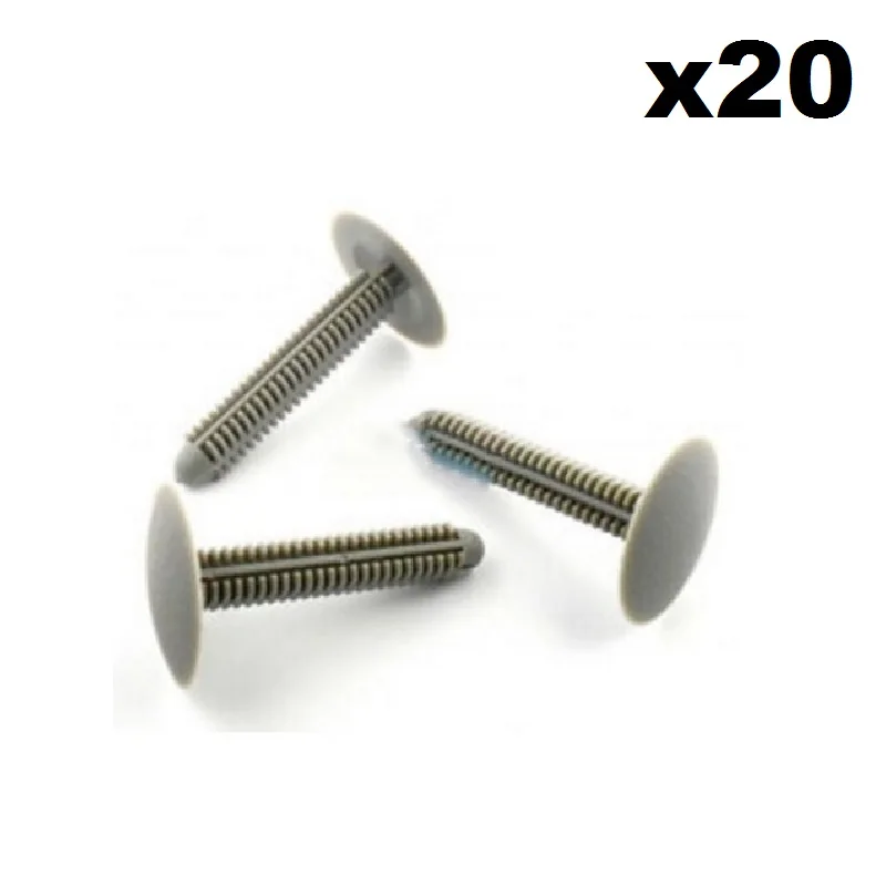 20X Per Range Rover P38 Base Sedile Anteriore Clip Di Fissaggio Albero Di Abete-Stelo Lungo