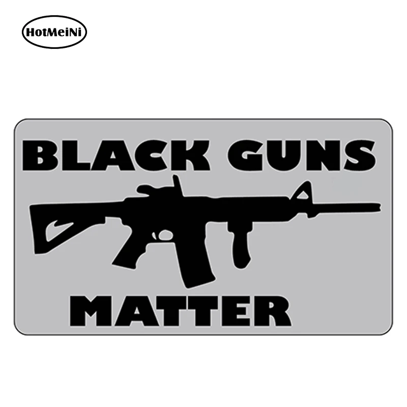 HotMeiNi 13cm x 7.3cm Black Guns Matter All Guns Matter Protect The 2nd