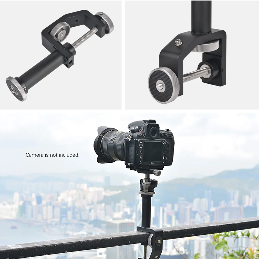 Andoer MFC-60 сверхмощный фотосъемка стол дерево зажим многофункциональный c-образный зажим Окно Стекло Зажим для камеры