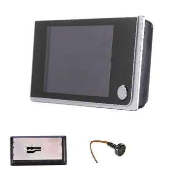 

3.5" LCD Screen Doorbell Viewer Digital Door Peephole Viewer Camera Door Eye Video record 120 Degrees Night vision HOT