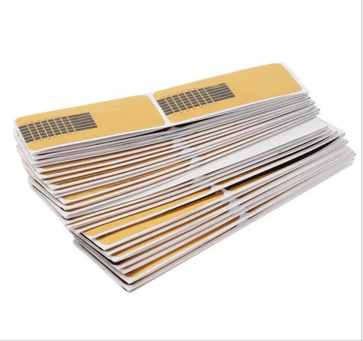 

Manicure Extended Care Gold Rectangular Phototherapy Extension Finger Rest Crystal Nail Extend Paper Cups 100 Pieces Manicure Su