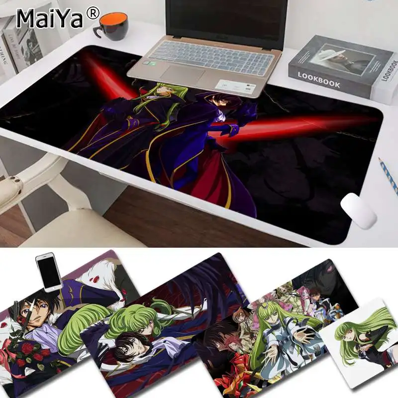 Maiya Cool, новинка, код Geass, клавиатуры, коврик, резиновый, игровой коврик для мыши, Настольный коврик,, большой коврик для мыши, клавиатуры, коврик