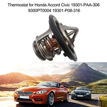 KKMOON термостат для Honda Accord Civic 19301-PAA-306 9300PT0004 19301-P08-316