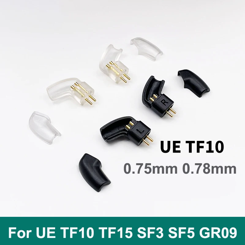 0 75 мм 78 контактный разъем для кабеля наушников UE TF10 TF15 SF3SF5 GR09 DIY | Электроника