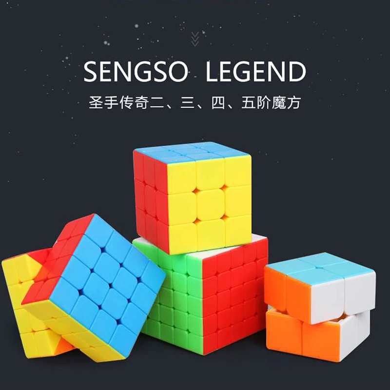 

Shengshou Legend 2x2 3x3 4x4 5x5 Magic Cube 2x2x2 3x3x3 4x4x4 5x5x5 Magico Cubo speed puzzle Cubes Educational Toys Kids Adults