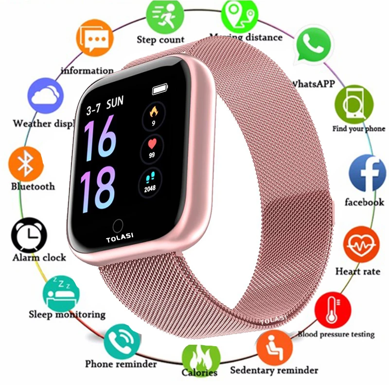 2019 Women Waterproof Smart Watch P70 P68 Plus Bluetooth Smartwatch For Apple IPhone Xiaomi Heart Rate Monitor Fitness Tracker 2019 Women Waterproof Smart Watch P70 P68 Plus Bluetooth Smartwatch For Apple IPhone Xiaomi Heart Rate Monitor Fitness Tracker