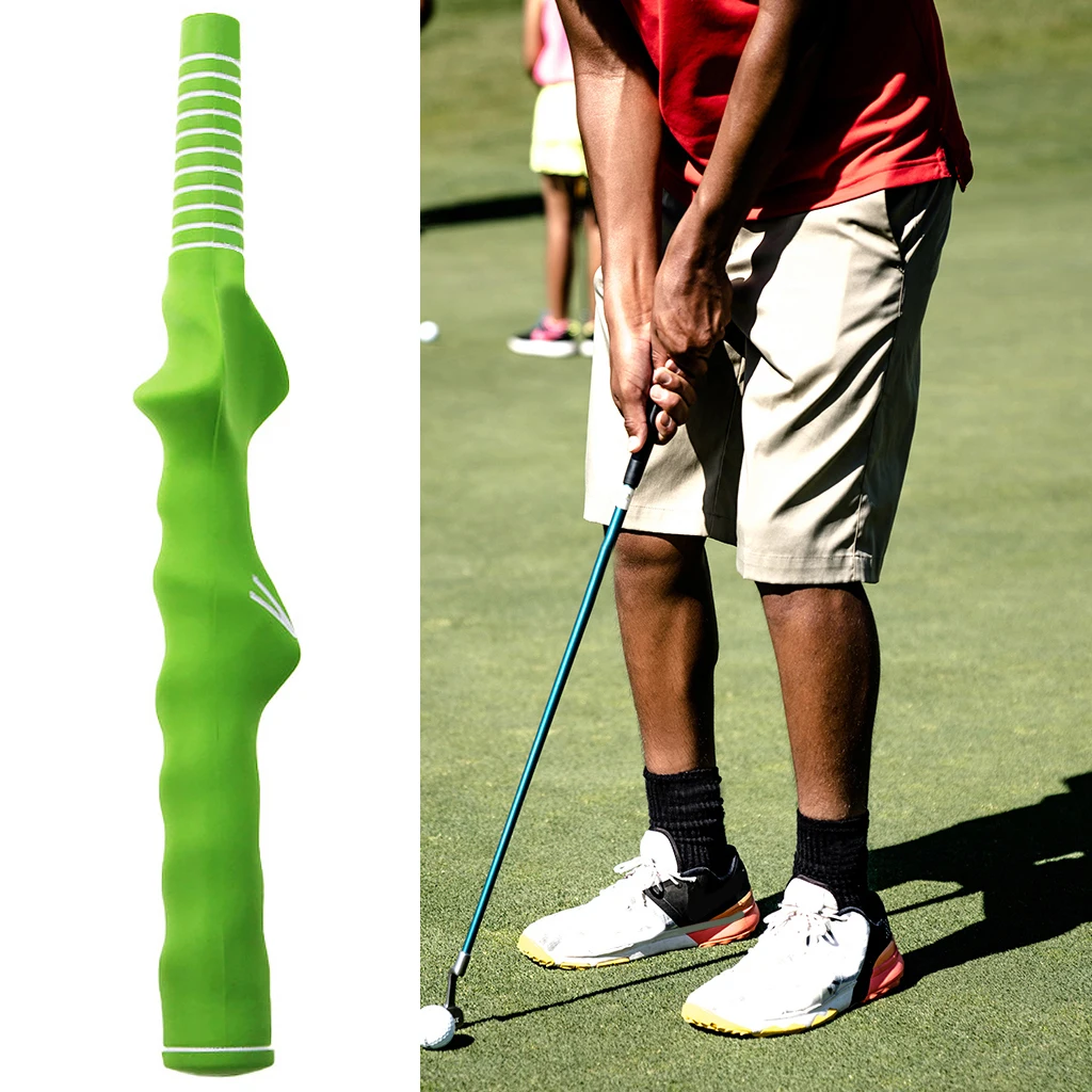 Anti Slip Golf Swing Grip Trainers Right Left Handed Golfer Grip Corrector Training Aids Practicing Tool Club Cover Accessories