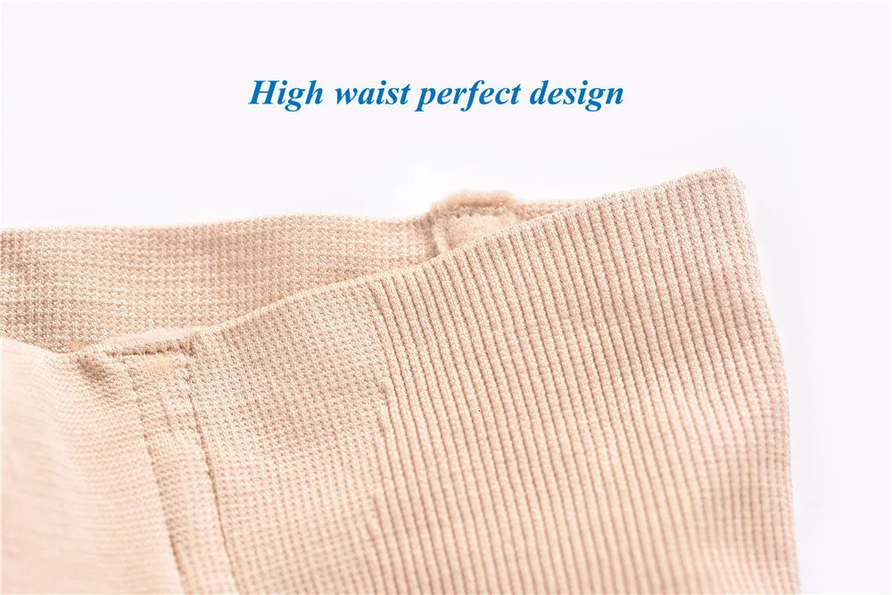 Women Postpartum High Waist Seamless Tummy Control Pant Fat Burning Modeling Strap Body Shaper Thigh Corset Trainer Shorts ssy36