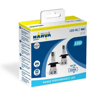 

Set of LED lamps NARVA 18032 LED H4 RPL2 12 V/24 V 6500 K X2
