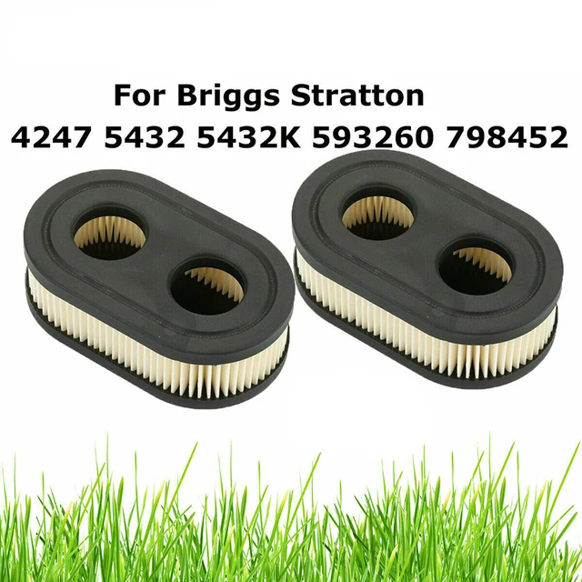 Filtre à Air pour tondeuse à gazon Briggs pour Stratton 593260/798339,  élément moteur de remplacement, accessoire - AliExpress