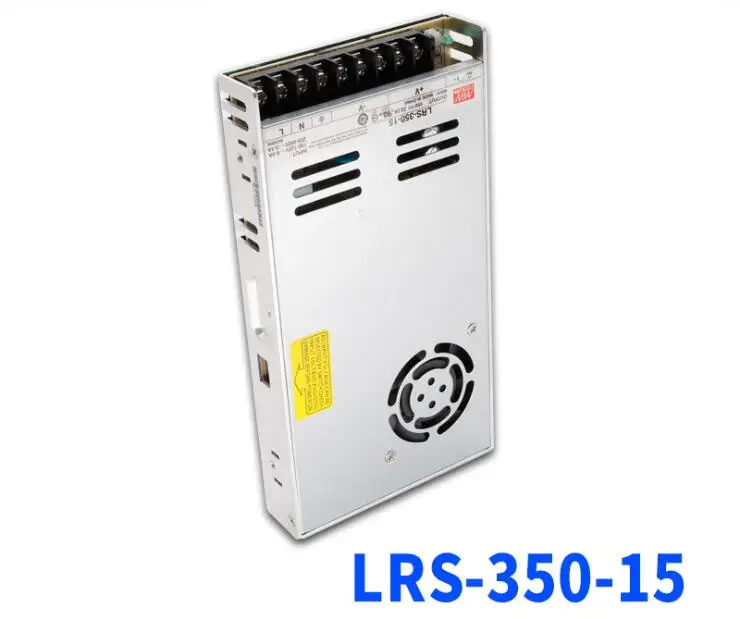 [Семь Неоновые] бренд MEAN WELL представляет LRS-350-15 15V 23.2A 350 Вт высокой мощности Мощность высокая эффективность один Выход переключение Питание