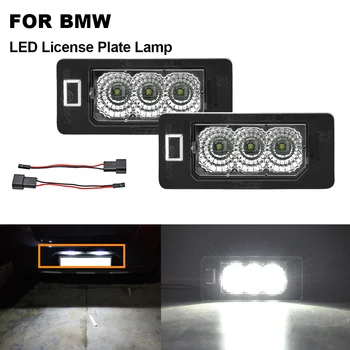 

Canbus No Error Car Styling 3SMD LED License Number Plate Light For BWM E39 E60 E61 F10 F11 F15 F25 F80 E82 F83 E88 F30 E90