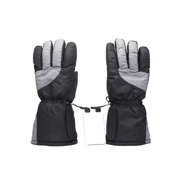 

Electric Five Finger Ski Gloves 5Th Battery Heating Gloves Thickening Heating Gloves