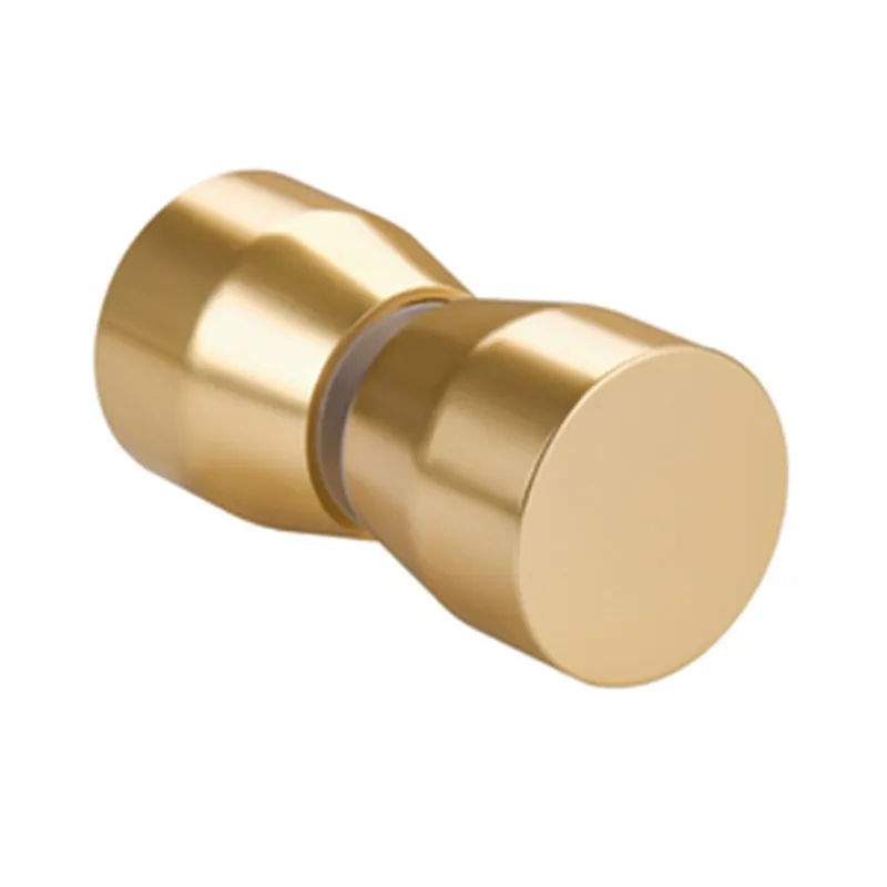 Aluminum alloy single hole glass door handle wine cabinet handle glass door shower