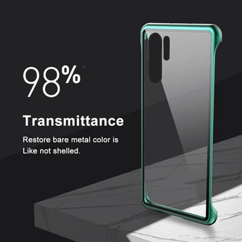 

Magnet Frameless Case for Huawei P30 Tempered Glass Metal Magnetic Transparet Back Cover for Huawei P30 Pro Protective Case