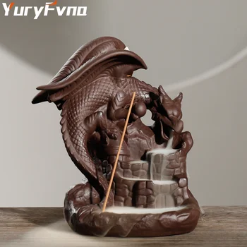 

YuryFvna Aromatherapy Fragrant Backflow Cone Stick Incense Holder Burner Waterfall Flavor Censer Home Decoration Gift