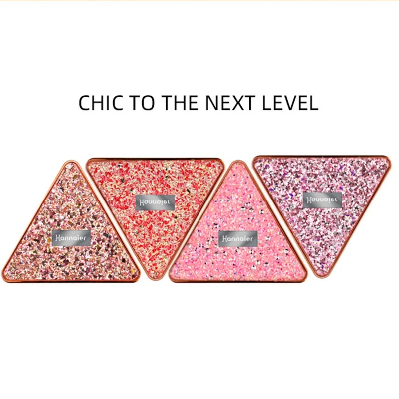 4 Colors Shimmer Eye Shadow Cosmetic Makeup Long-lasting Waterproof Nude Eye Shadow Palette Kit