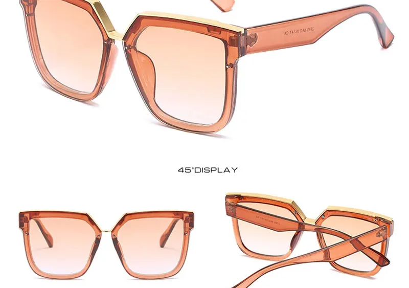 LeonLion Square Oversized Sunglasses Women Mirror Sunglasses Women/Men Luxury Glasses For Women Designer Oculos De Sol Feminino