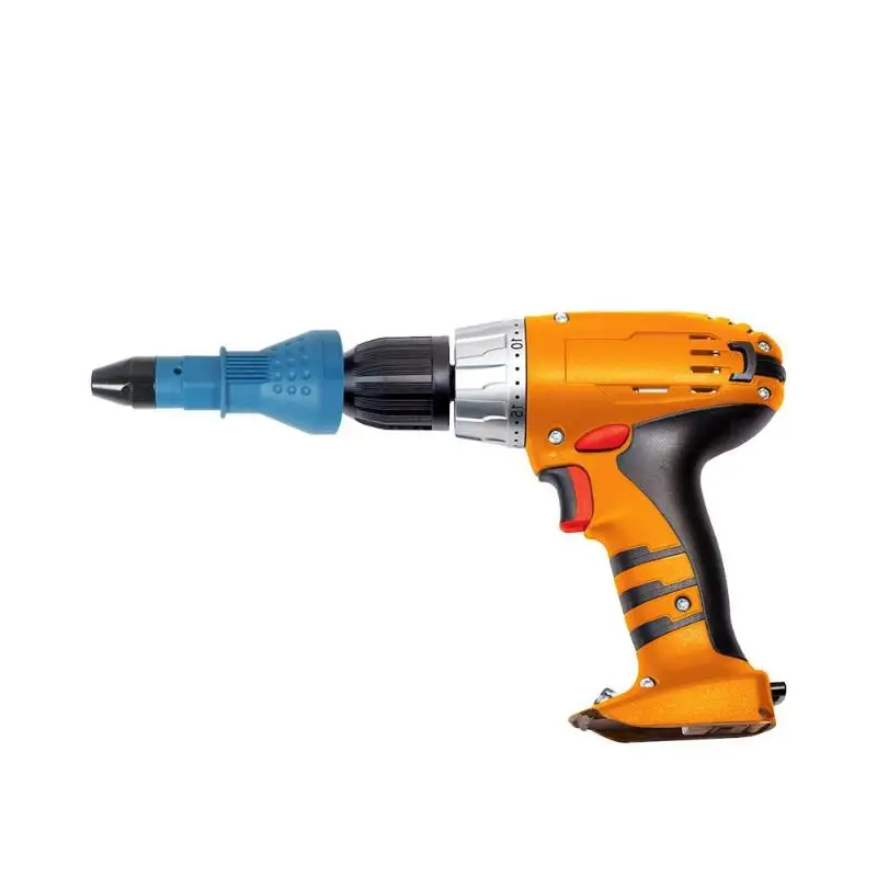

2.4mm-4.8mm Electric Rivet Nut Gun Riveting Tool Cordless Riveting Drill Adaptor Insert Nut Tool with Wrenches Power Tools
