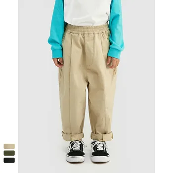 

Ouyang&Ivan Children's Jeans 2020 Spring and Summer New Street Style Brand Japanese College Simple Carrot Overalls Long Pants