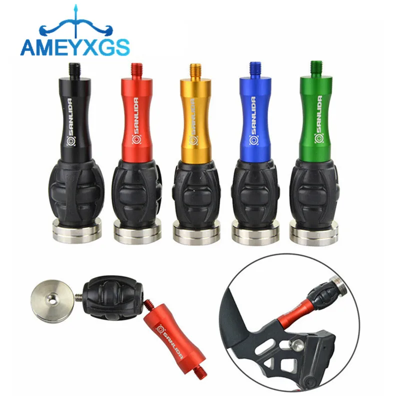 

1Pc Archery Bow Stabilizer Weight Bow Riser Handle Balance Bar Shock Absorption Ball Absorber Damping For Hunting Accessories