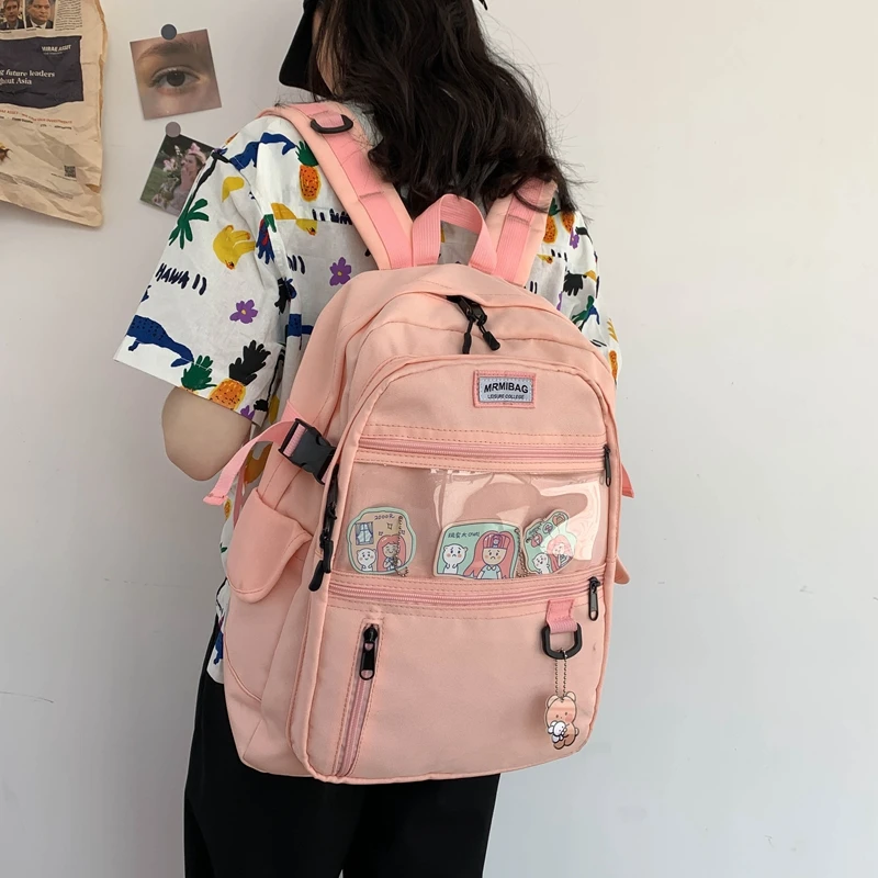 Kawaii Korean Style Pastel College Backpack