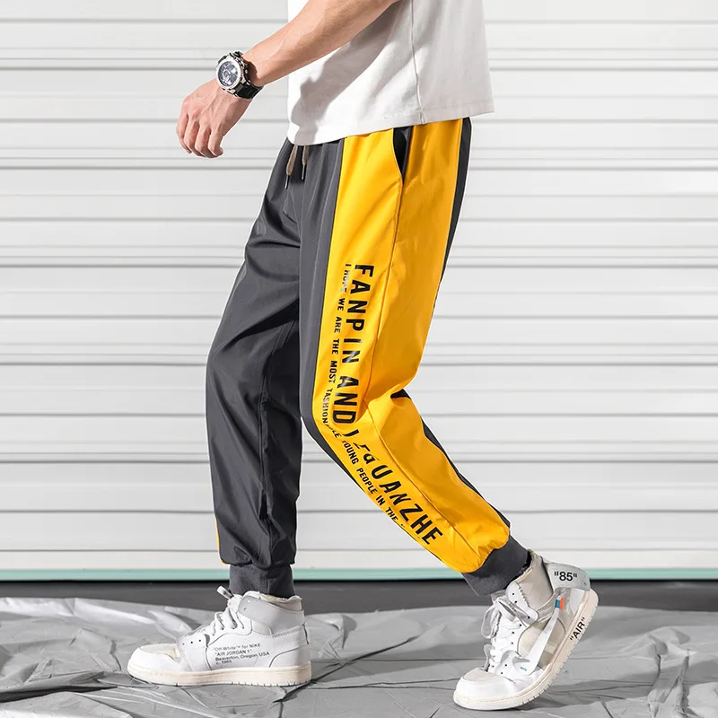 

2020 Spring Main Push Japanese-style Rolling Door Thin Workwear Mixed Colors Printing Ninth Pants M-5x HK