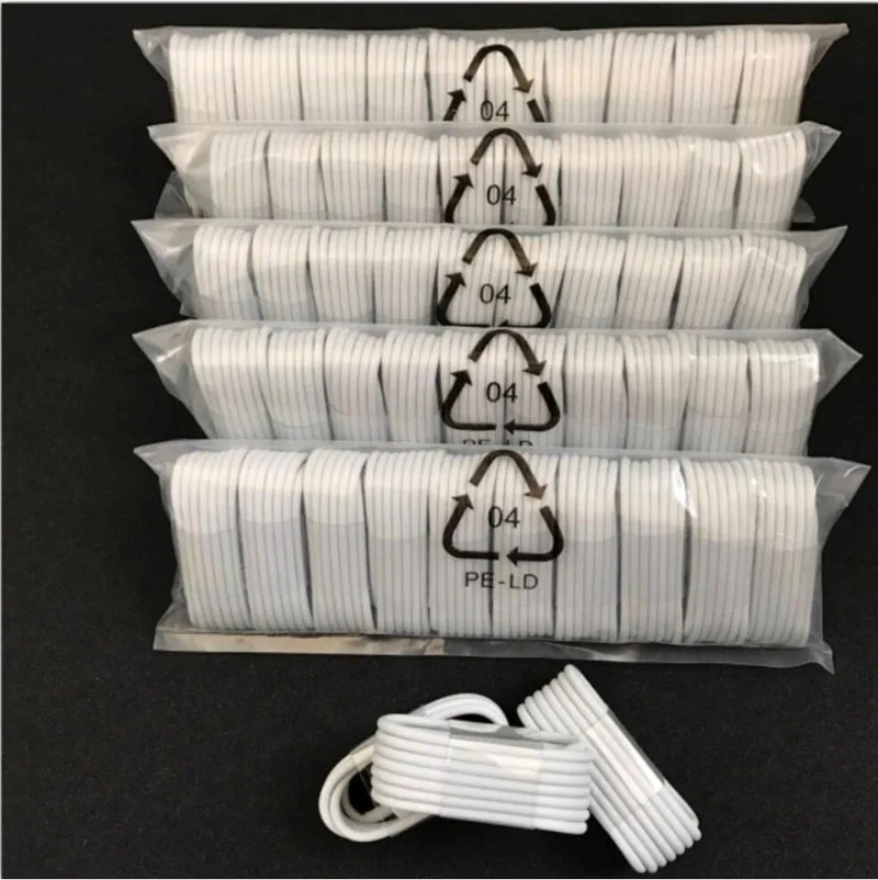 10 шт./лот usb-кабель для iphone 5 5S 6 6S 7 8 Plus X XS Max XR SE провод для быстрой зарядки зарядный кабель аксессуары для iphone