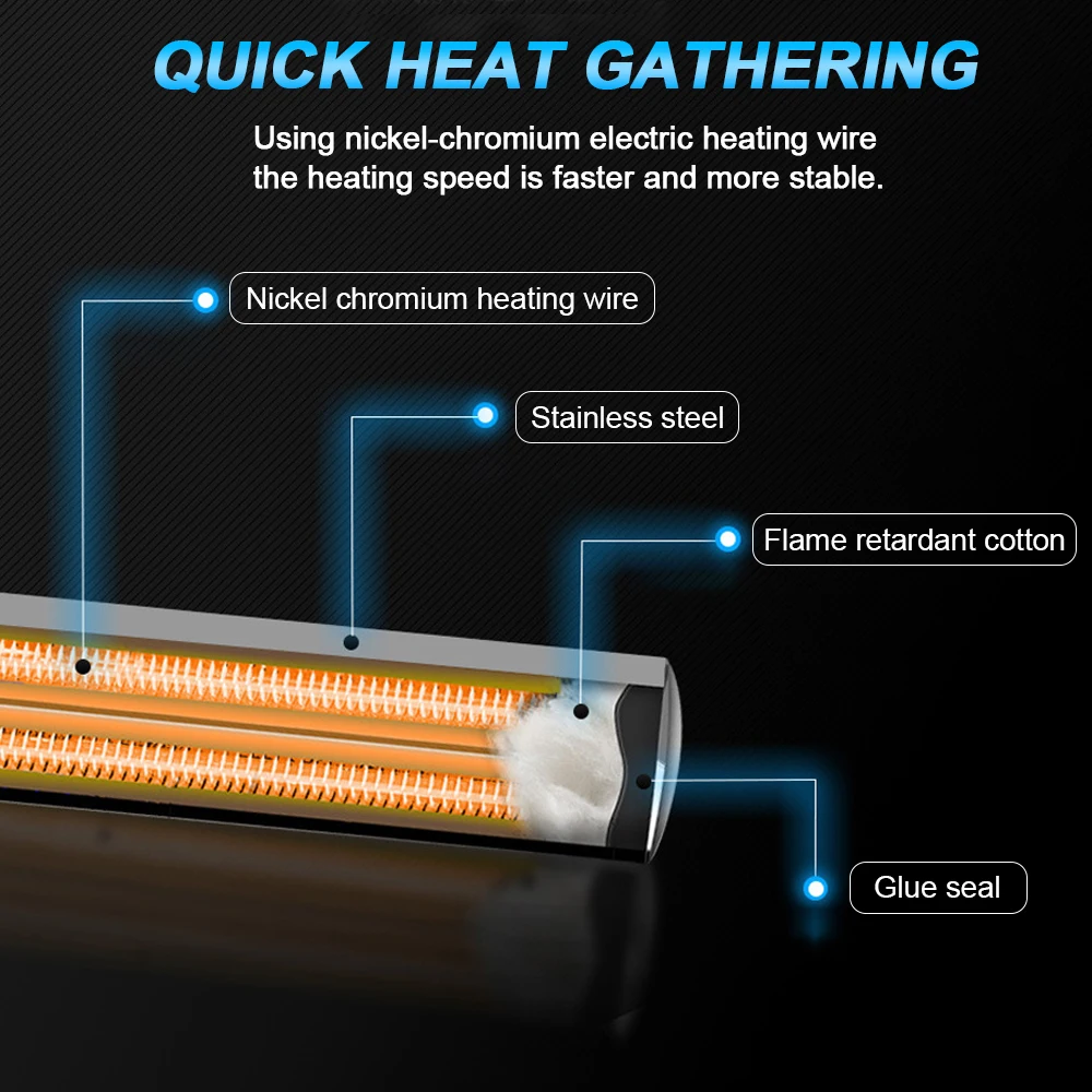 Adjustable Temperature 220V EU Plug Aquarium Heater - 50W/100W