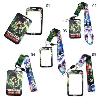 

Full-Time Hunter Anime Card Holder Keychain Phone Lanyard Pendant Wristband Detachable U Disk Buckled Key Ring Sling Badge