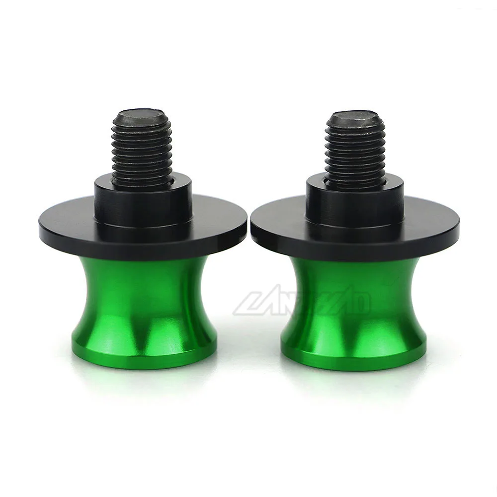 ER-6N Motorcycle Swingarm Spools Rear Stand Screws Sliders CNC Aluminum Accessories for Kawasaki ER6N 2006 - 2013 2014 2015 2016