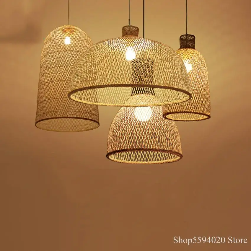 Подвесная лампа из бамбука в Юго Восточной Азии подвесной светильник для