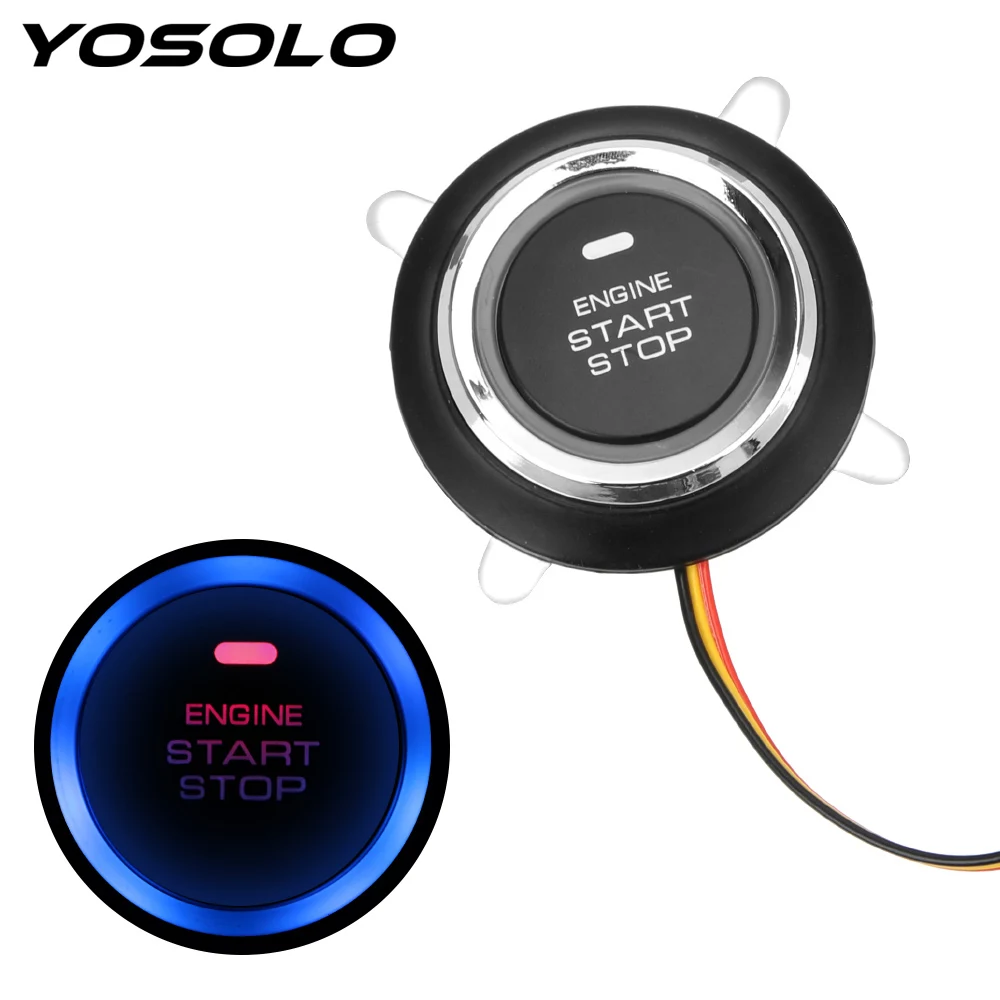 Универсальный переключатель зажигания YOSOLO для запуска и остановки двигателя 12 В
