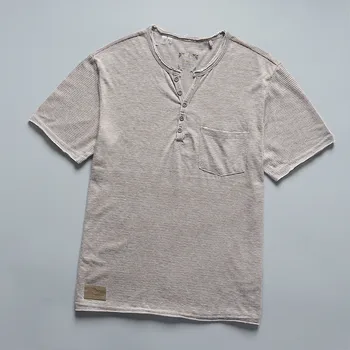 

10433-Short-sleeved T-shirt men's summer round neck casual slim top